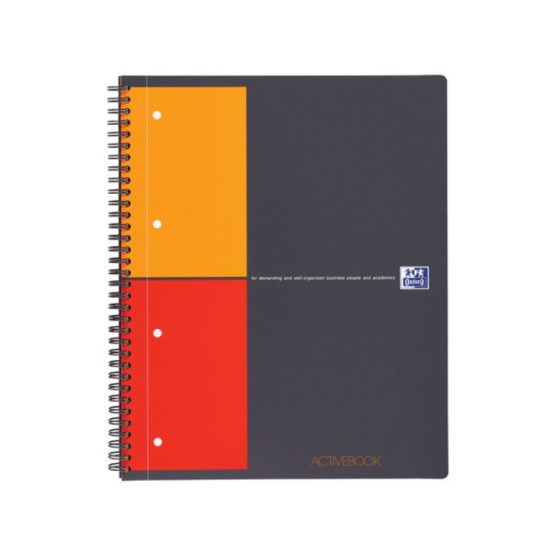 Spiraalblok Oxford A4 ruit Activebk/pk5