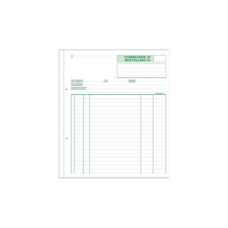 Orderboek Bestell FR-NL 21x18 3x50/pk 5