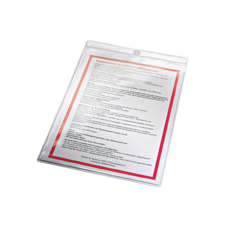 Insteekmap Leitz A4 PVC 0,2mm m.oog tr
