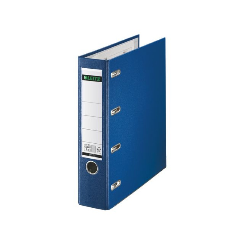 Ordner Leitz PP 75mm A4 2-mech. blauw