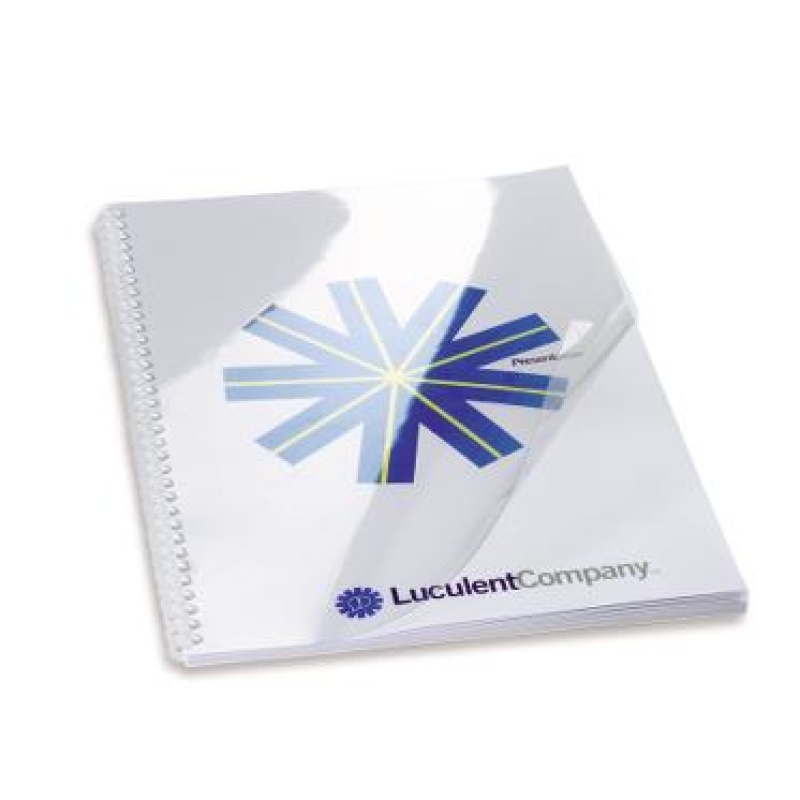 Schutblad 0,30mm A4 hard pvc tr/pak 100