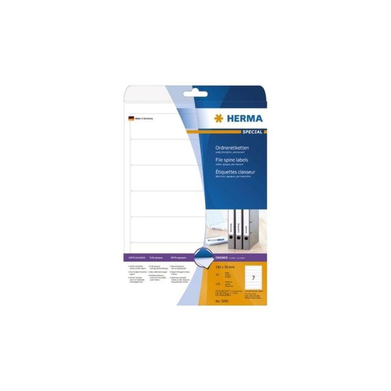 Rugetiket ILC 192x38 wit/pak 175