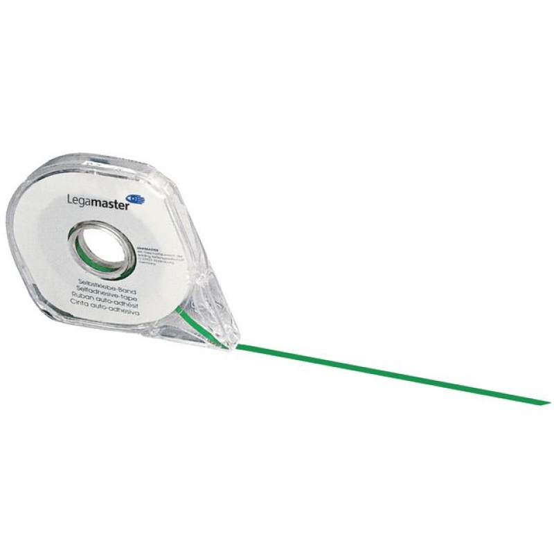Verdeeltape Lega 2,5mmx16m zelfh. groen
