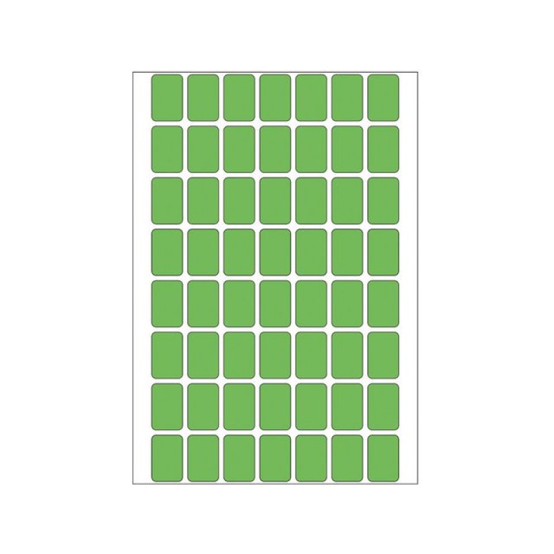 Etiket Herma 12x18mm groen/ds 1792