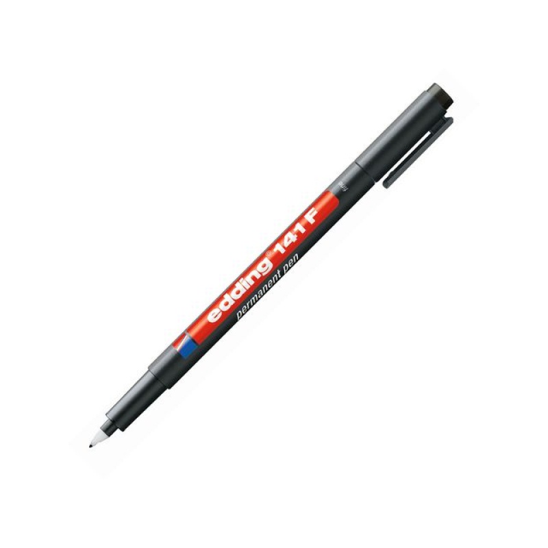Viltstift Edding 141f zwart/ds 10