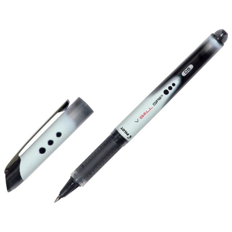Rolschrijver Vball Grip 0,3mm zwart/et12