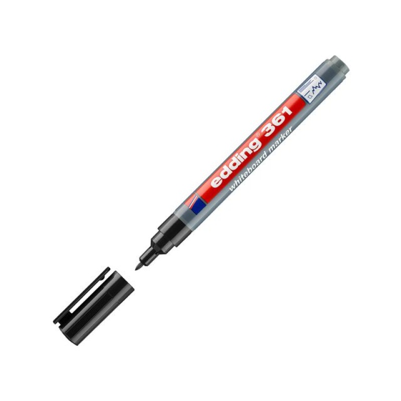 Whiteboard marker edding 361 1mm zw/ds10