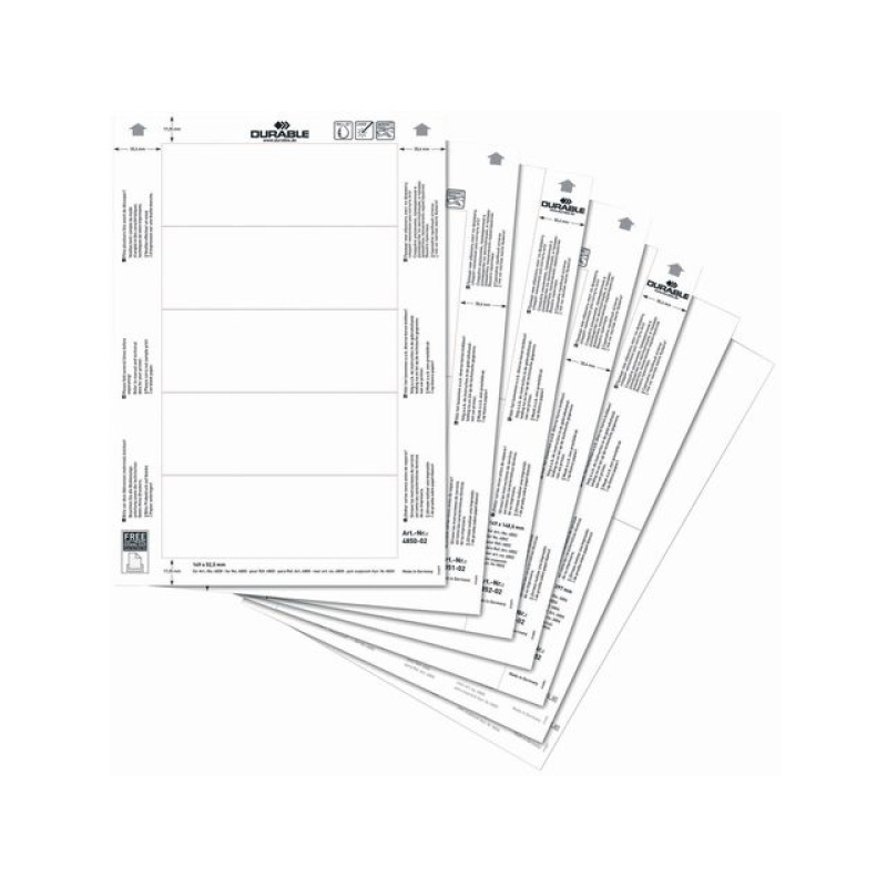 Insteekkaart Durable 4851 149x105/pk 20