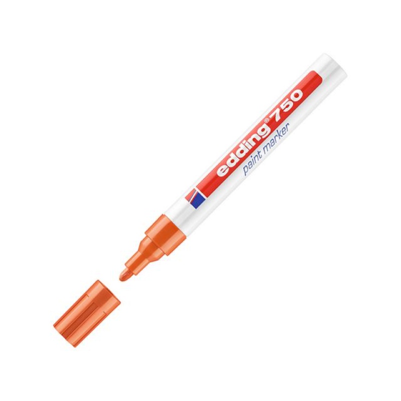 Lakmarker edding 750 2-4 mm oranje/ds 10