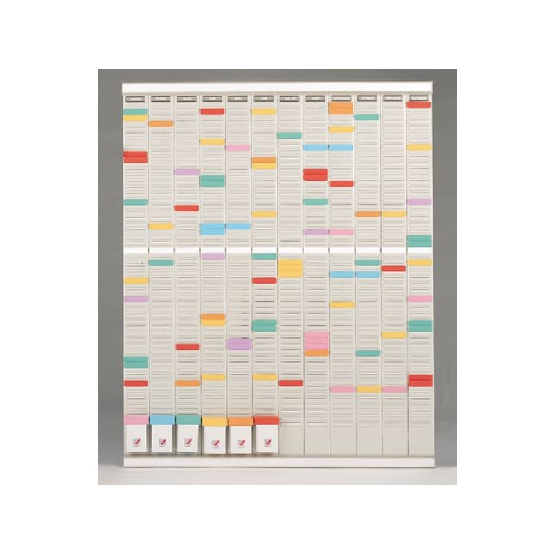 Jaarplanner Nobo 13 panelen 54 sleuven