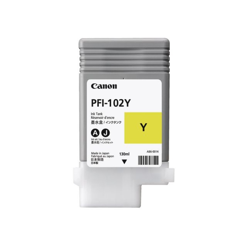 Inkjet Canon PFI-102Y geel
