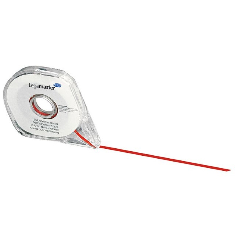 Verdeeltape Lega 2,5mmx16m zelfh. rood
