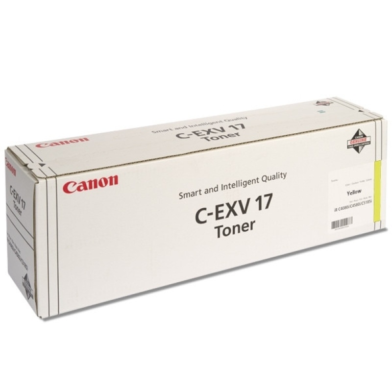 TONER CANON C-EXV 17 GEEL