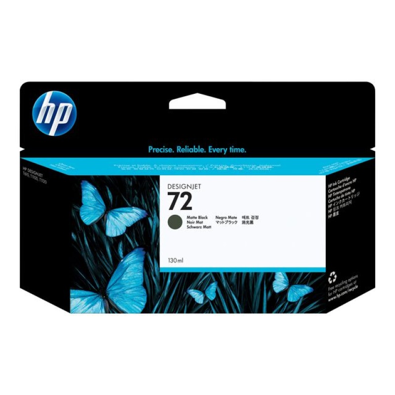 Inkjet HP C9403A Nr. 72 mat zwart