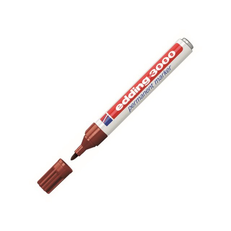 Permanent marker Edding 3000 bruin/ds 10