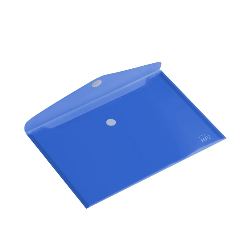 Dossiermap 334x238 klitteband blauw/pk10