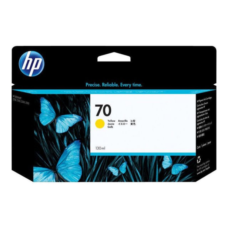Inkjet HP C9454A 70 130ml geel