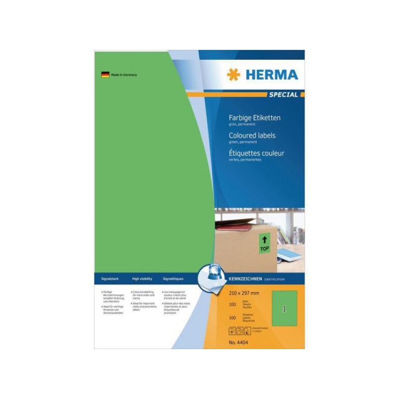 Etiket Herma ILC 210x297 groen/pk 100