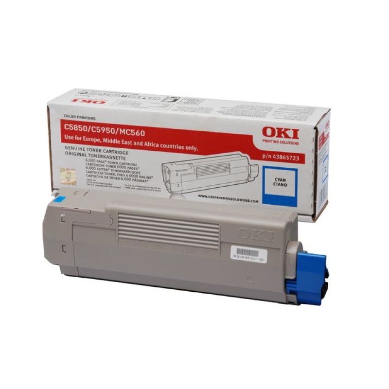 Toner Oki C5850/5950 6K cyan
