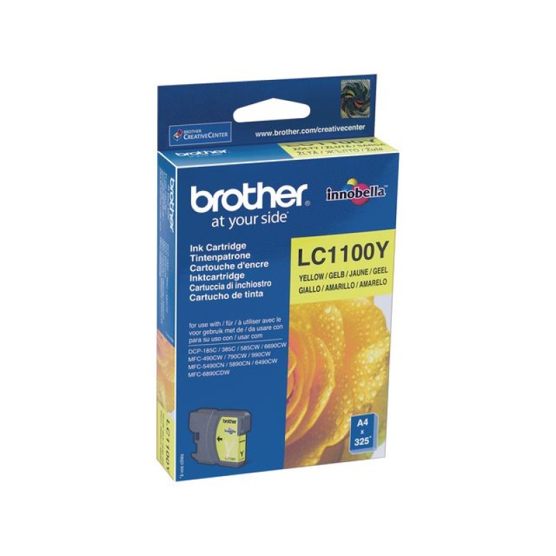 Inkjet Brother LC-1100Y geel