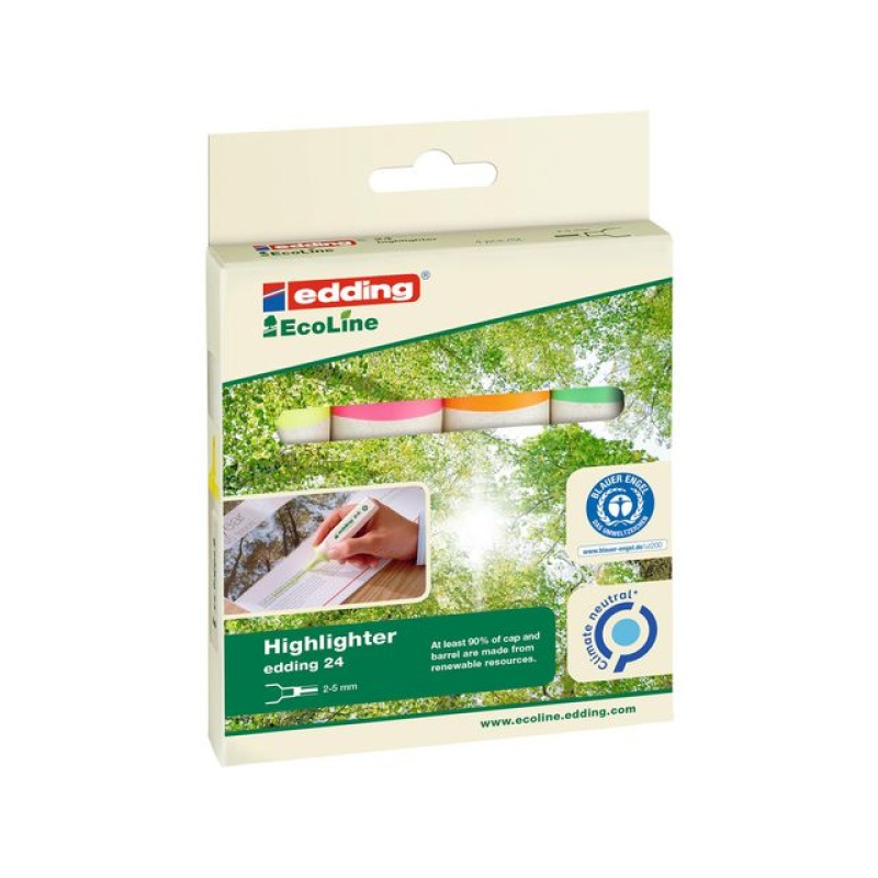 Tekstmarker edding 24 eco 2-5 mm ass/et4