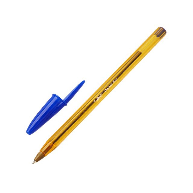 Balpen BIC Cristal F blauw/doos 50