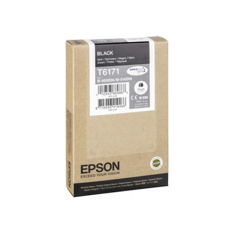 Inkjet Epson T6171 zwart HC