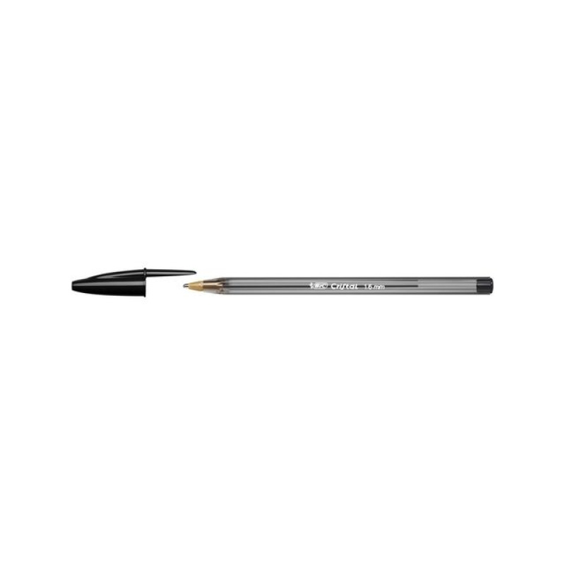 Balpen BIC Cristal Large 1,6mm zwart/d50