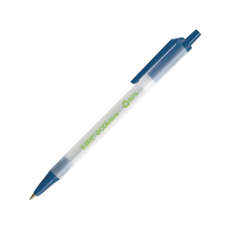 Balpen BIC ECOLUTION Clic M blauw/ds 50