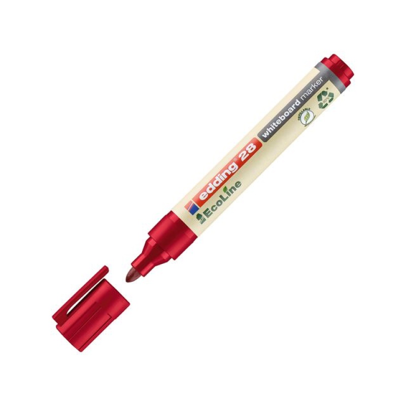 Whiteboard marker edding 28 eco rood/d10