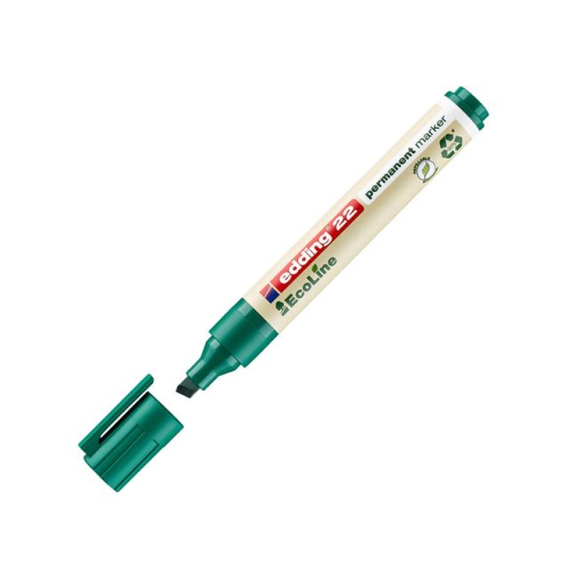 Permanent marker edding 22 eco groen/d10