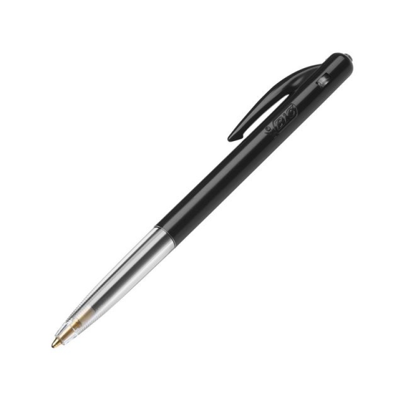 Balpen BIC M10 F zwart/doos 50