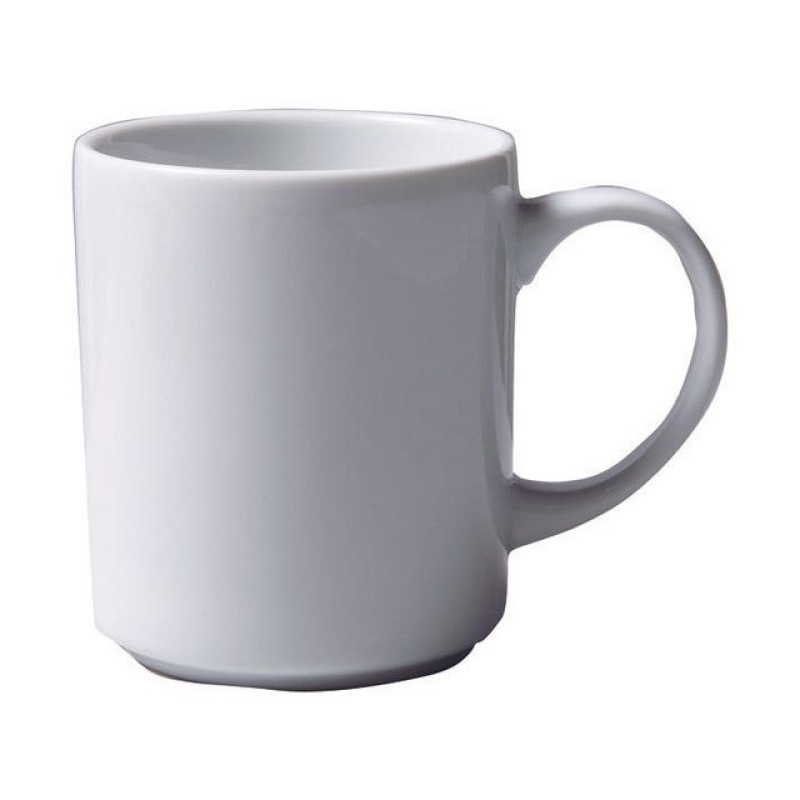 Mok Comen porselein 29cl wit/doos 12