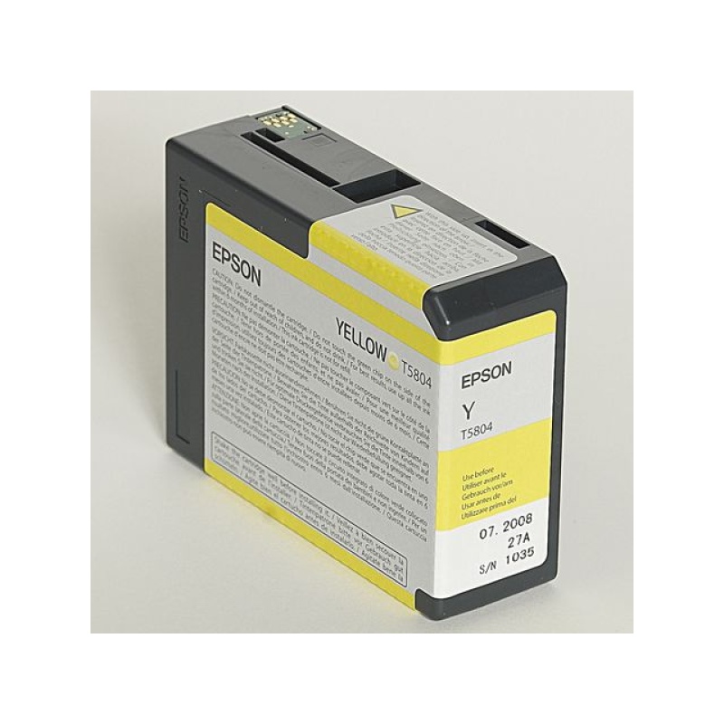 Inkjet Epson T5804 80 ml foto geel