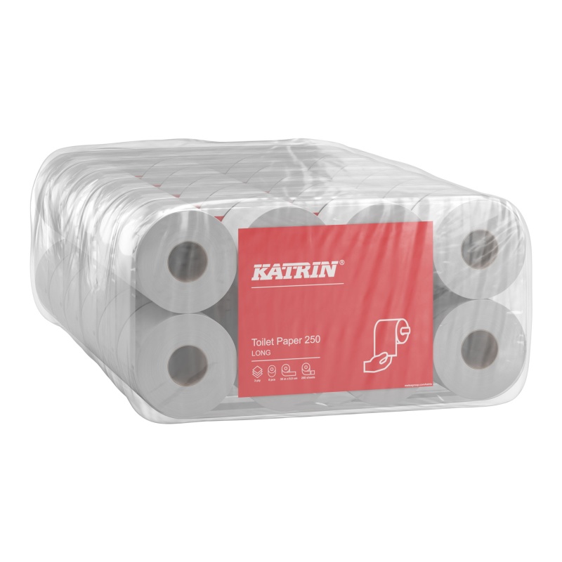 Toiletpapier Katrin Plus 3L/pk6x8rlx250v