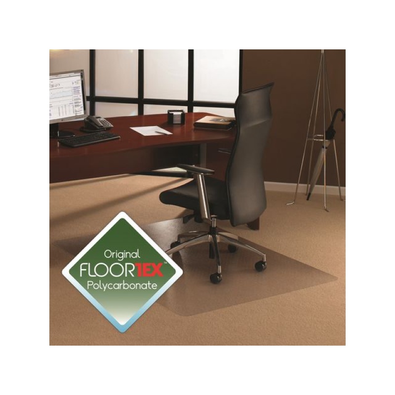 Stoelmat Floortex tapijt 120x150cm trnsp