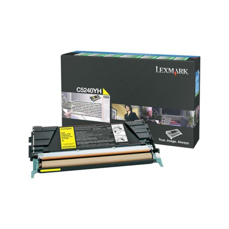 Toner Lexmark c524 geel