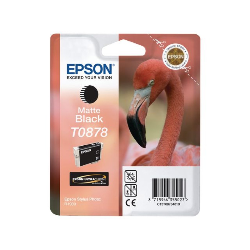 Inkjet Epson T0878 mat 11,4ml zwart