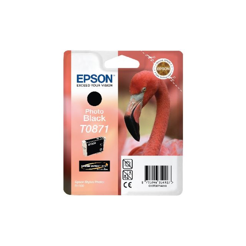 Inkjet Epson T0871 11,4ml foto zwart