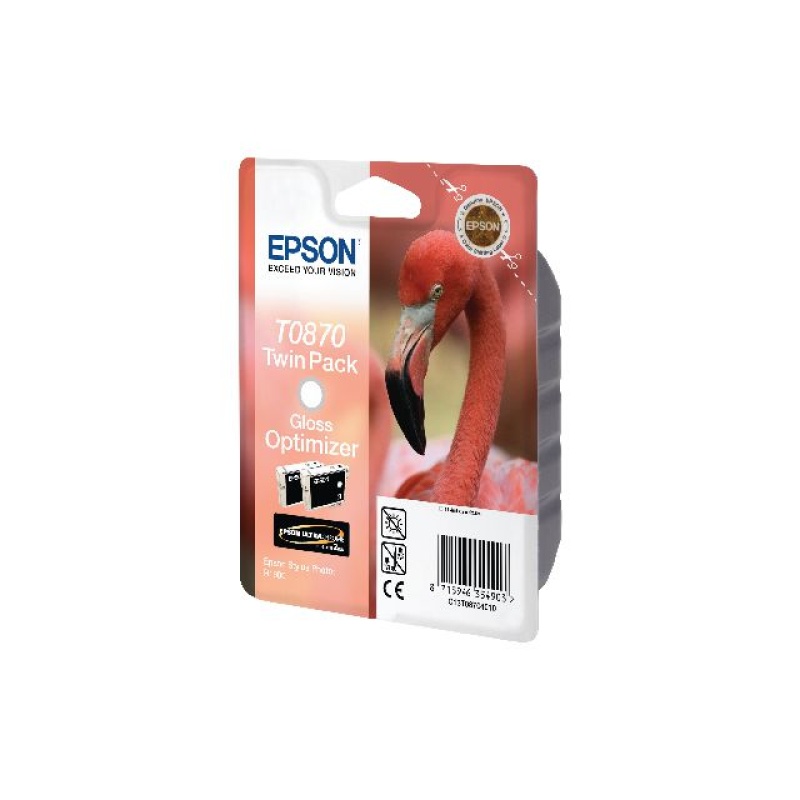 Inkjet Epson T0870 gloss optimizer/pk2