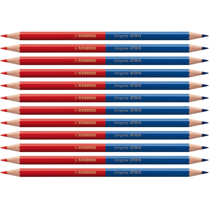 Potlood magazijn Original blauw-rood/d12