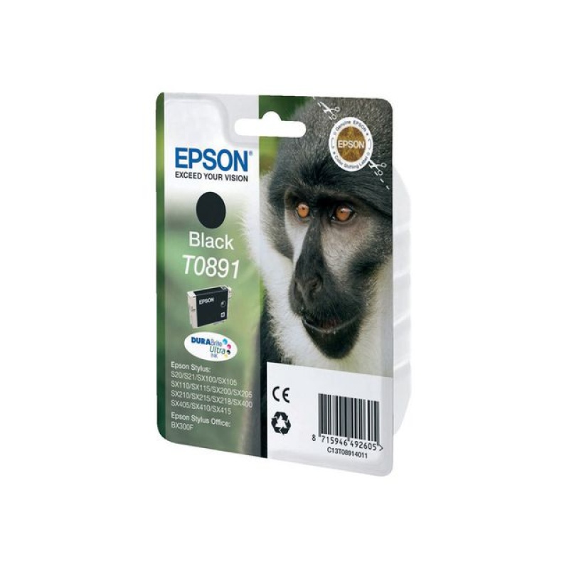 Inkjet Epson T0891 5,8ml zwart