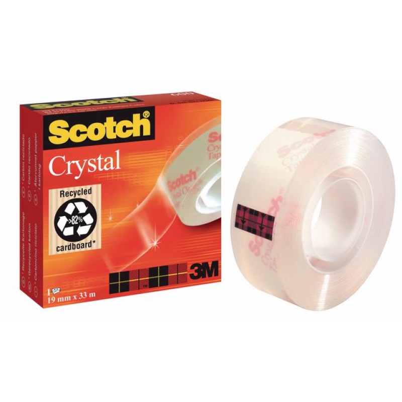 Plakband Crystal Clear Scotch 19mmx66m