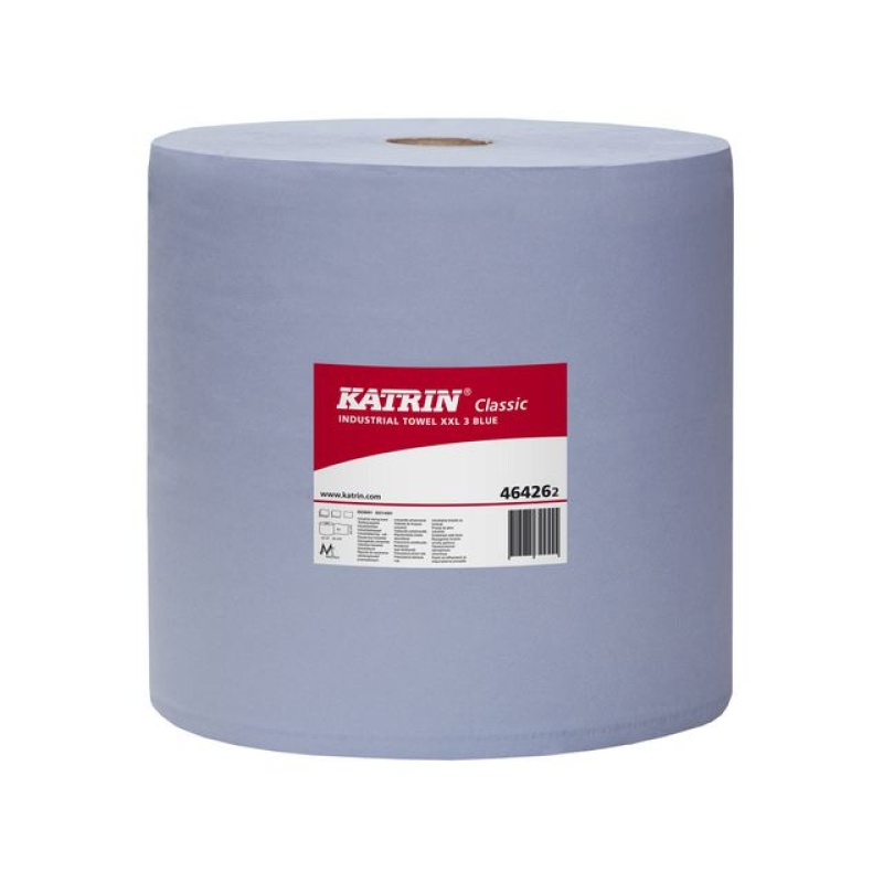 Industrierol Katrin 3L 360m blauw/1rl