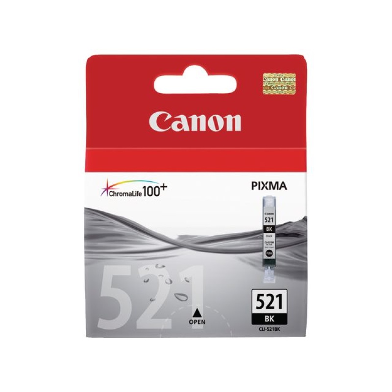 Inkjet Canon CLI-521 zwart