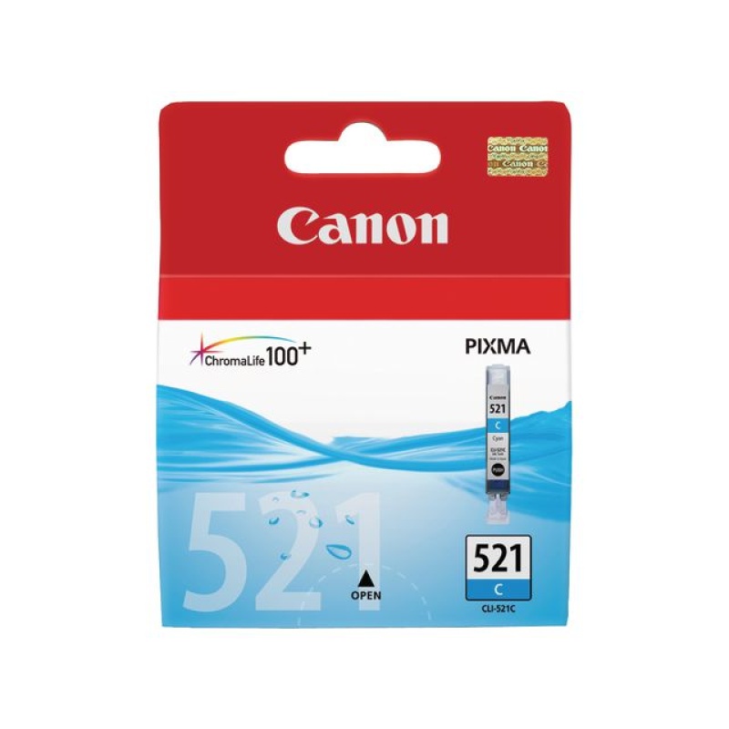 Inkjet Canon CLI-521 cyaan