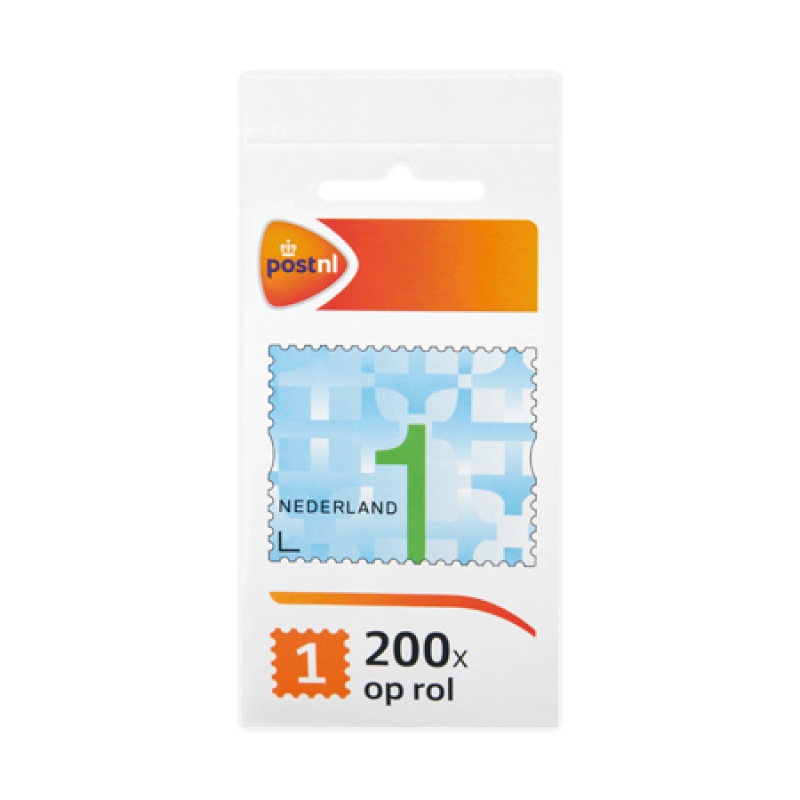 Postzegel NL waarde 1 zelfkl/rl200