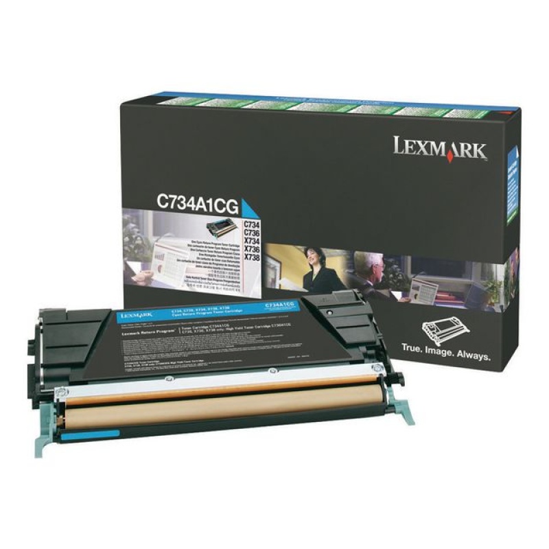 Toner Lexmark c734/x734 cyaan
