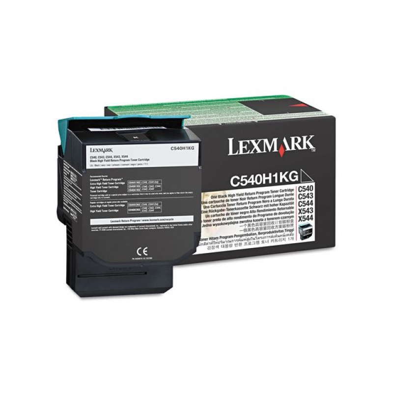 Toner Lexmark C540H1KG C540 Ret. zwart