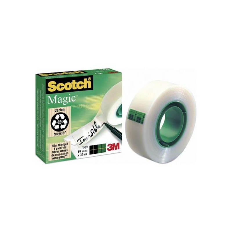 Plakband magic Scotch 810 19mmx33m/pk6rl